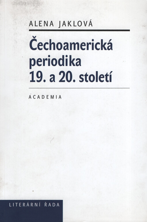 Čechoamerická periodika 19. a 20. století