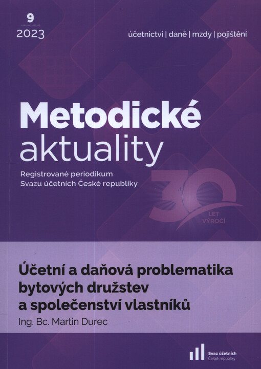Účetní a daňová problematika bytových družstev a společenství vlastníků