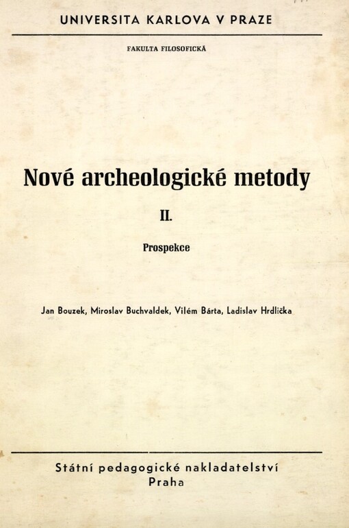 Nové archeologické metody.II. ,Prospekce