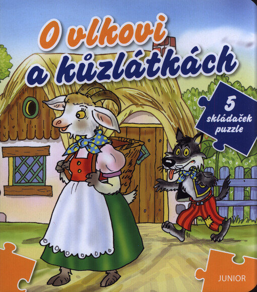 O vlkovi a kůzlátkách : 5 skládaček puzzle