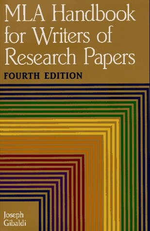 MLA Handbook for Writers of Research Papers