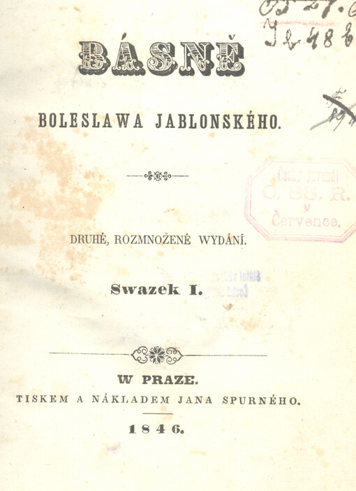 Básně Boleslawa Jablonského