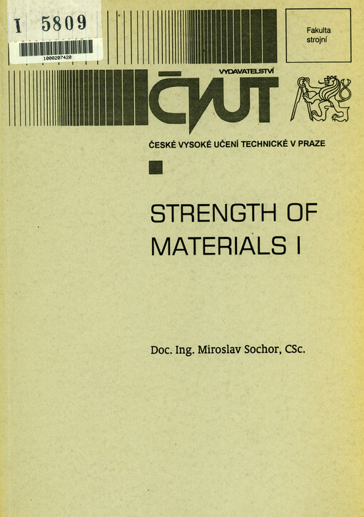 Strength of materials I
