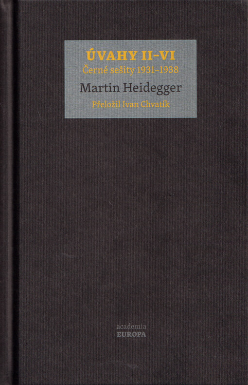 Úvahy II-VI : černé sešity 1931-1938