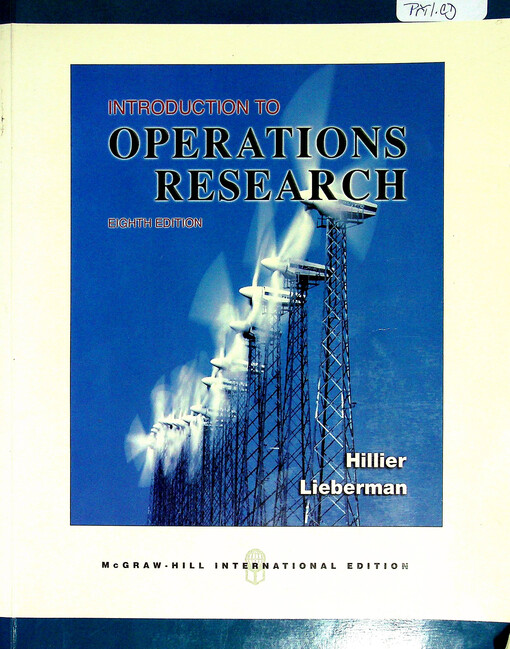 Introduction to operations research