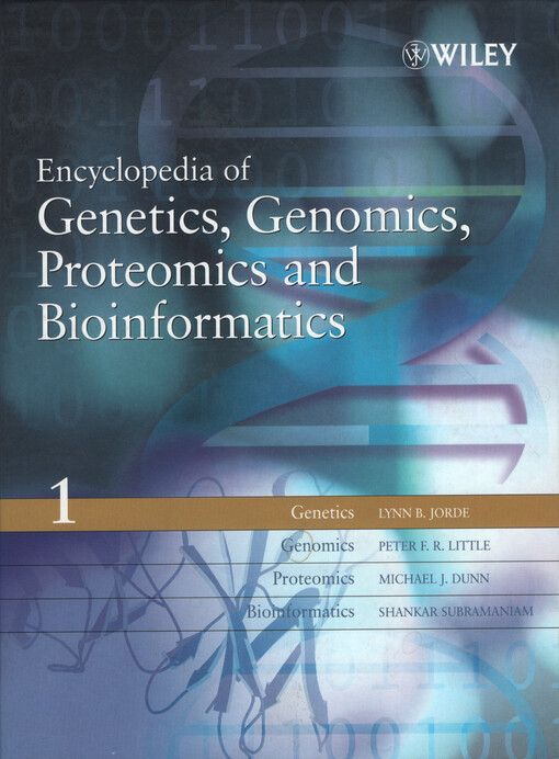 Encyclopedia of genetics, genomics, proteomics and bioinformatics.Volume 6,Proteomics