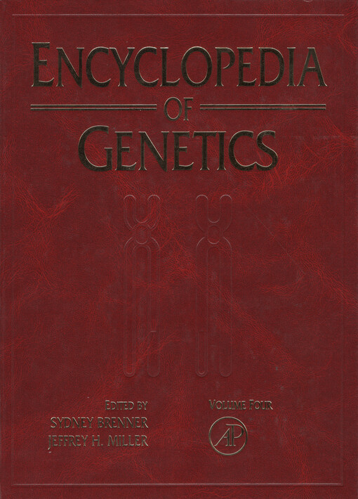 Encyclopedia of genetics. Vol. 4, S - Z. Index