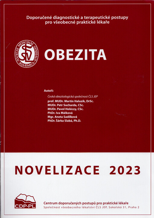 Obezita : doporučený diagnostický a terapeutický postup pro všeobecné praktické lékaře 2023