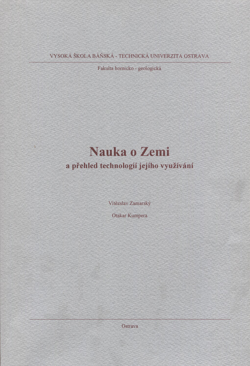 Nauka o Zemi a přehled technologií jejího využití