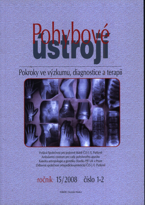 Pohybové ústrojí. Pokroky ve výzkumu, diagnostice a terapii