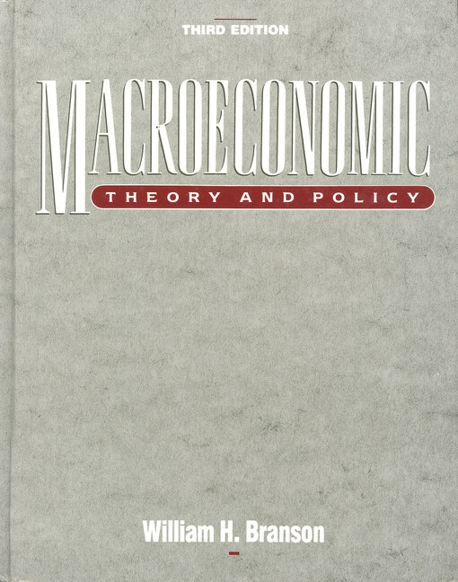 Macroeconomic theory and policy