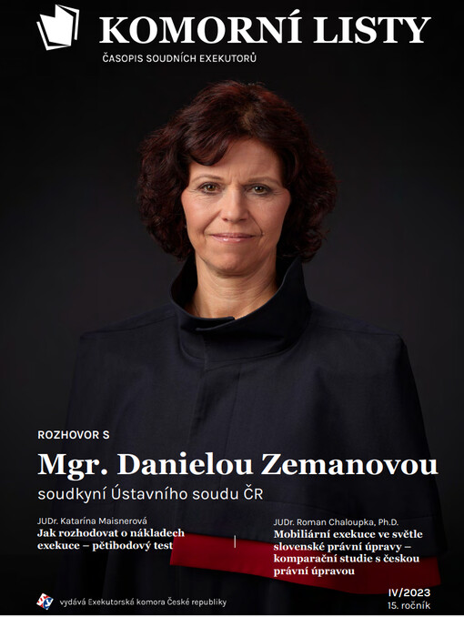 Komorní listy : časopis soudních exekutorů