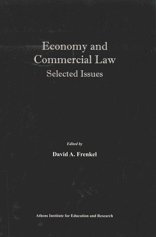Economy and commercial law : selected issues