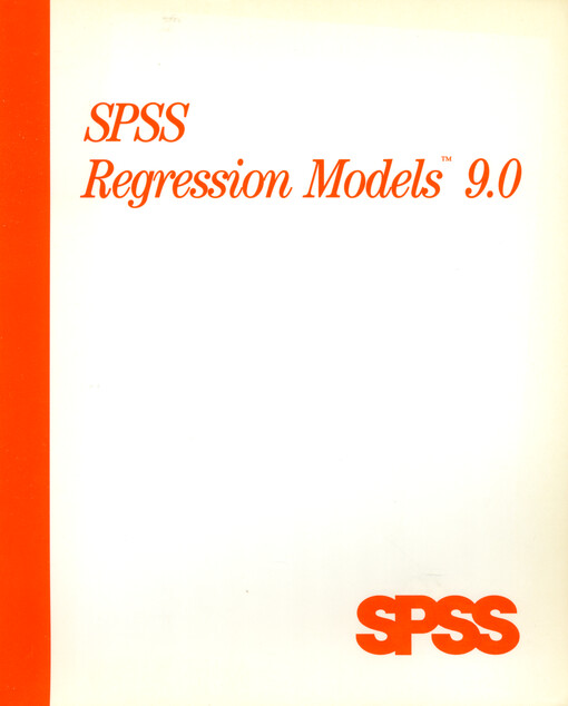 SPSS Regression Models 9.0.