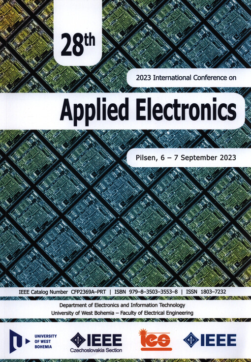 Applied Electronics ... : international conference : Pilsen ...