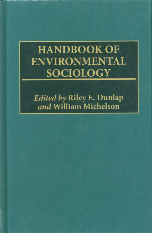 Handbook of environmental sociology