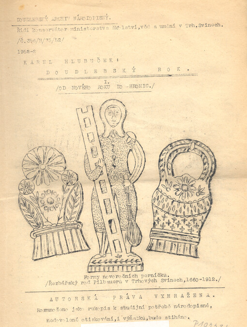 Doudlebský rok. I., Od Nového roku do Hromic