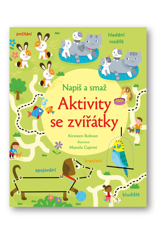 Napiš a smaž Aktivity se zvířátky