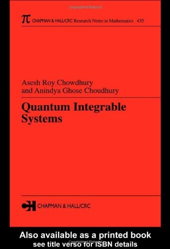 Quantum integrable systems