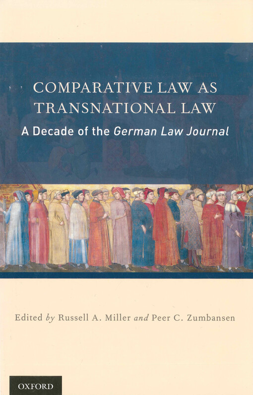 Comparative law as transnational law : a decade of the German law journal