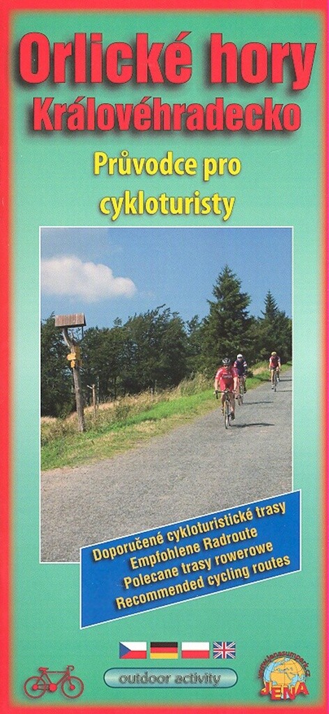 Orlické hory :Královéhradecko : průvodce pro cykloturisty : doporučené cykloturistické trasy = empfohlene Radroute = polecane trasy rowerowe = recommended cycling routes