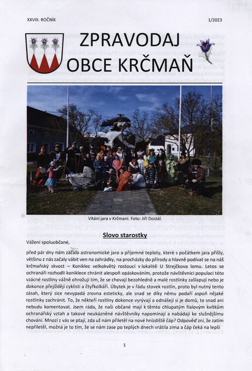 Zpravodaj obce Krčmaň
