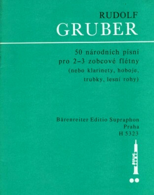 50 národních písní pro zobcové flétny (nebo klarinety, hoboje, trubky, lesní rohy)