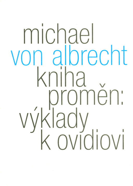 Kniha proměn : výklady k Ovidiovi