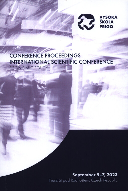 Proceedings of the international scientific conference Economic Policy : ...