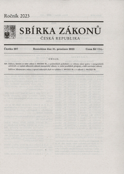 Sbírka zákonů : Česká republika
