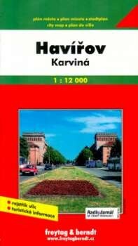 Havířovplán města 1:13^000 : mapa okolí : rejstřík ulic : všeobecné informace