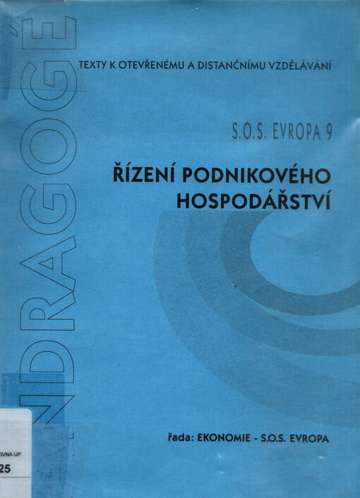 Řízení podnikového hospodářství