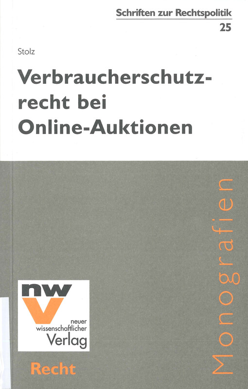 Verbraucherschutzrecht bei Online-Auktionen