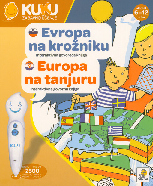 Evropa na krožniku : interaktivna govoreča knjiga = Europa na tanjuru : interaktivna govorna knjiga