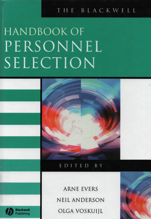 The Blackwell handbook of personnel selection