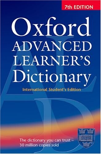 Oxford advanced learner's dictionary of current English