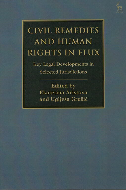 Civil remedies and human rights in flux : Key legal development in selected jurisdictions