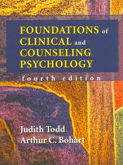 Foundations of clinical and counseling psychology