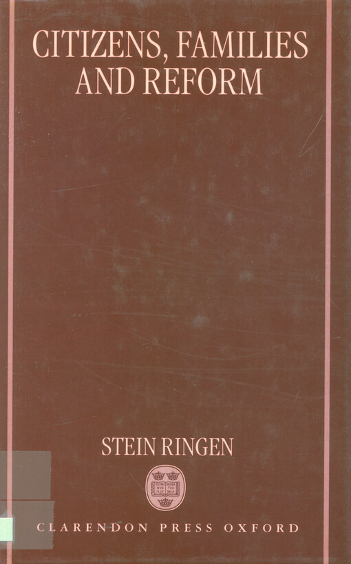 Citizens, families, and reform