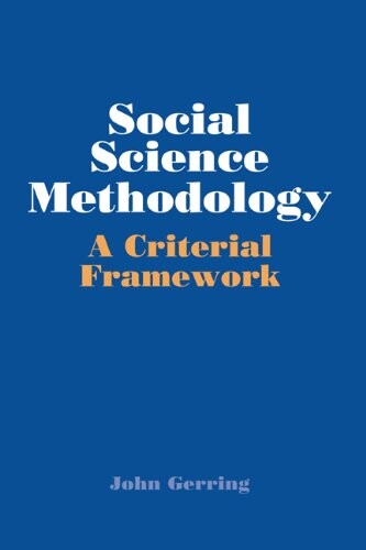 Social Science Methodology: A Criterial Framework