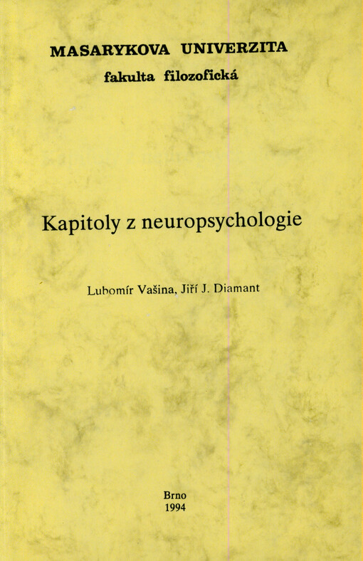 Kapitoly z neuropsychologie