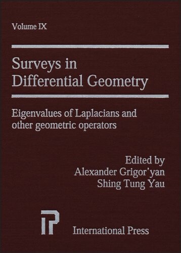 Surveys in differential geometry. Vol. IX, Eigenvalues of Laplacians and other geometric operators