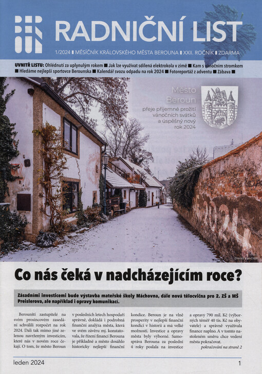 Radniční list : měsíčník Královského města Berouna