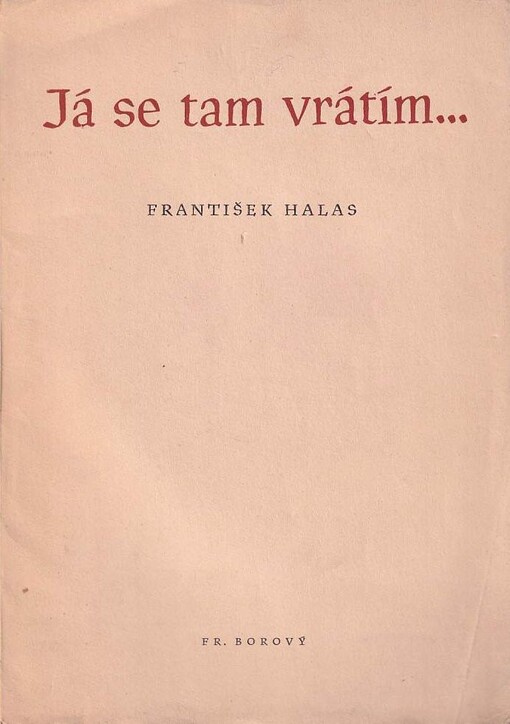 Já se tam vrátím--