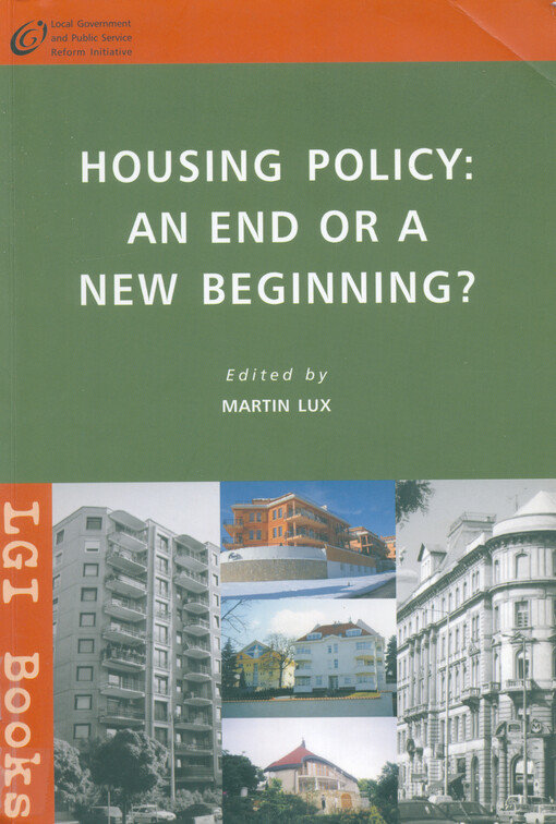 Housing policy :an end or a new beginning?