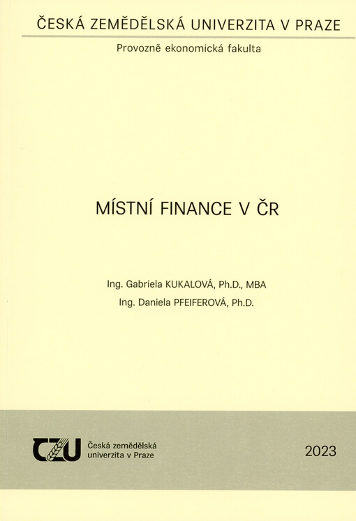 Místní finance v ČR