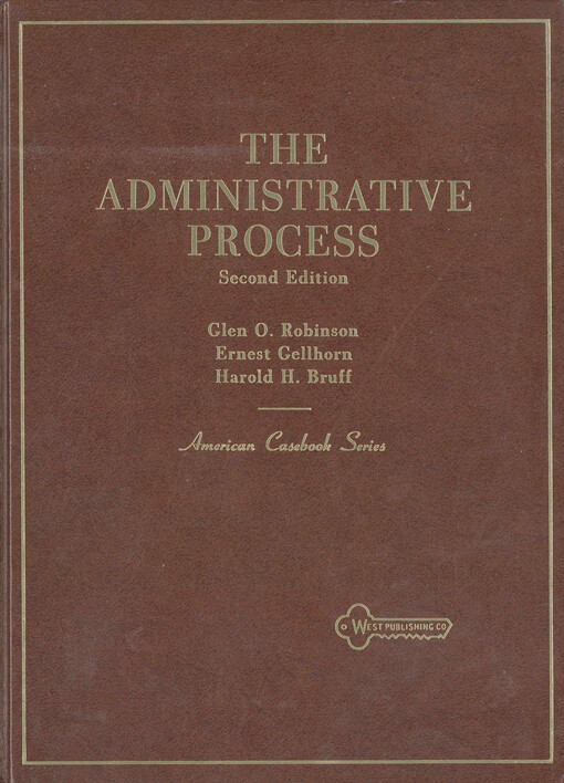 The administrative process