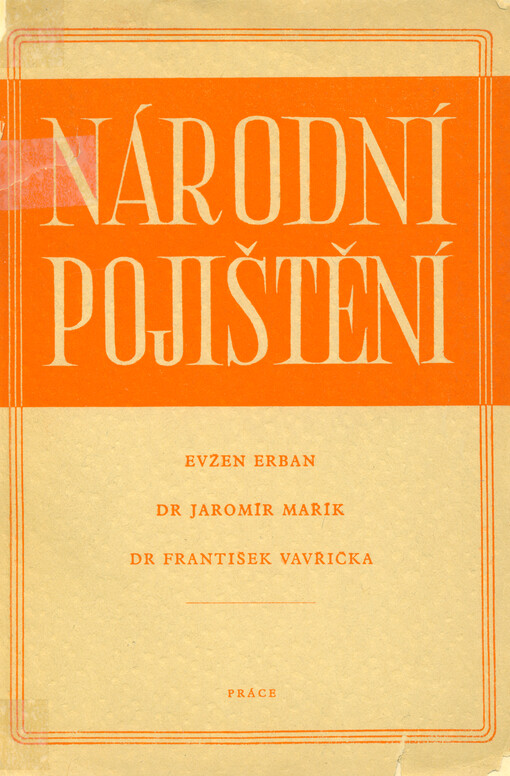 Národní pojištění : praktická populární příručka