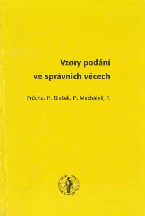 Vzory podání ve správních věcech