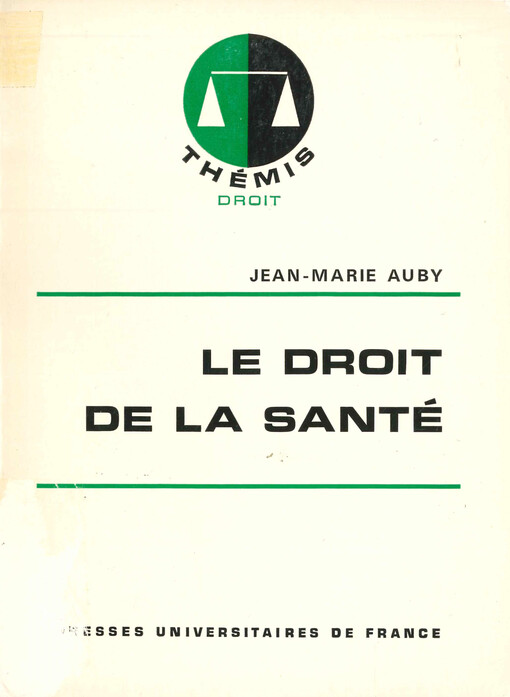 Le droit de la santé